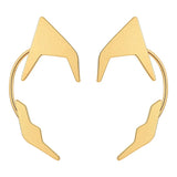 Arrow 18K Gold Brass Anti Tarnish Ear Cuff Earring For Women