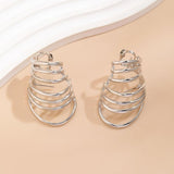 Swirl 18K Gold Ear Cuff Earring For Women