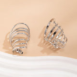 Swirl 18K Gold Ear Cuff Earring For Women