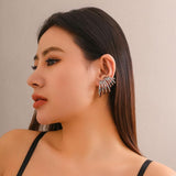 Swirl 18K Gold Ear Cuff Earring For Women