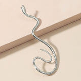 Snake Silver Anti Tarnish Single Ear Cuff Earring For Women