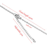 Slim Link Silver Copper Nekclace Chain For Women