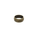 Oxidised Love Heart Brown Copper Brass Anti Tarnish band Ring For Women