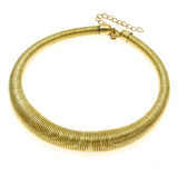 Retro Hasli Choker 18K Gold Anti Tarnish Necklace For Women
