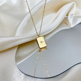 Star Cubic Zirconia 18K Gold Anti Tarnish Stainless Steel Necklace Pendant Chain For Women
