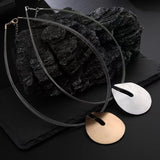 Drop Grey Silver Anti Tarnish Heavy Necklace For Women