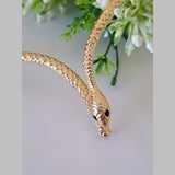 Snake 18K Gold Enamel Anti Tarnish Hasli Necklace For Women