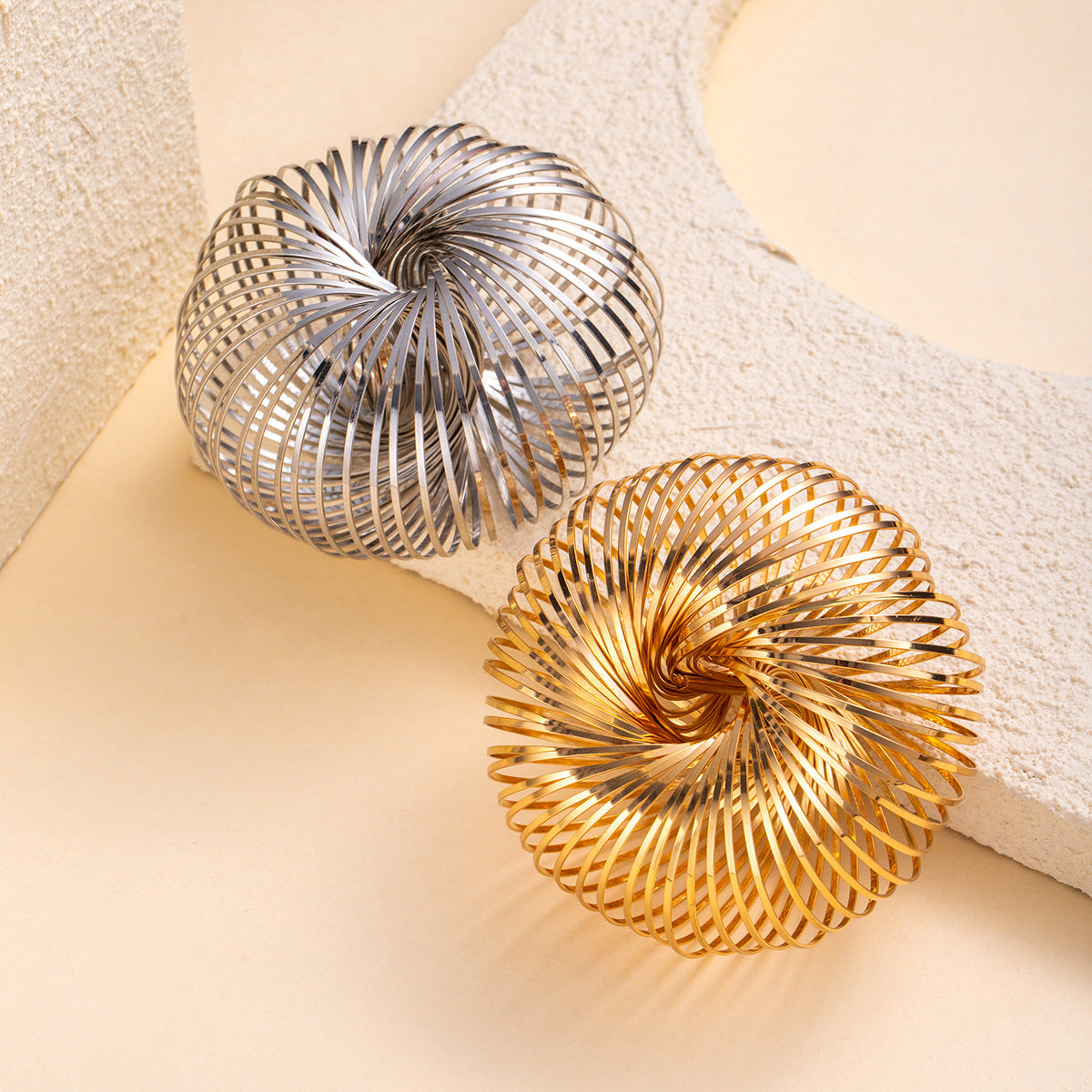 18K Gold Silver Adjustable Free Size Bracelet Kada For Women