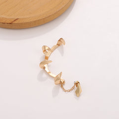Devil Gothic 18K Gold Plated Anti Tarnish Ear Cuff Earring Pair For Women