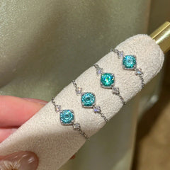 Multi Color Links Gold Silver Cubic Zirconia Copper Adjustable Ring