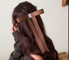 Multi Color Magnetic Bow Gold Plated Plain Hair Accessories For Women