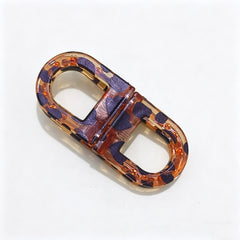 Multi Color Spring Clasp Clip Silver Resin Hair Accessories For Women