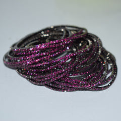 18K Gold Silver Multi Rhinestone Bracelet Bangle Adjustable For Women