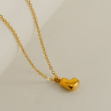 Customized Personalized Bold Initial Letter A 18K Gold Stainless Steel Penda80nt Chain For Women