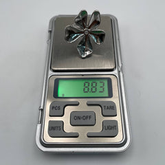 Flower Silver Anti Tarnish Cubic Zirconia Open Back Band Ring For Women