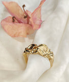 Crush 18K Gold Anti Tarnish Adjustable Ring For Women