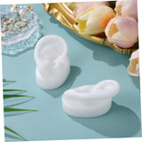 Ear Model White Silicon Photography Shoot Combo Pack Of 2