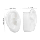 Ear Model White Silicon Photography Shoot Combo Pack Of 2