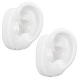 Ear Model White Silicon Photography Shoot Combo Pack Of 2