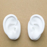 Ear Model White Silicon Photography Shoot Combo Pack Of 2