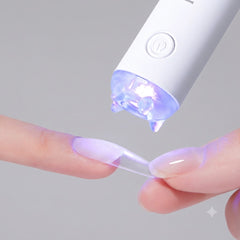 Portable White Rechargeable Mini LED Nail Gel Curing Lamp For Women