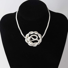 Snake Silver Plated Alloy Necklace For Women