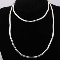 Snake Silver Plated Alloy Necklace For Women