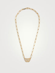 Gold Handcuff Gold Cubic Zirconia Copper Necklace For Women