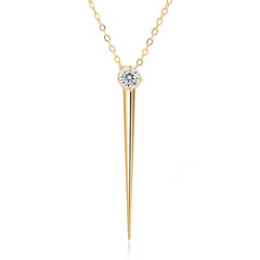 Solitaire Javeline Pendant