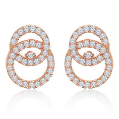Inter Linking Crystal Studs