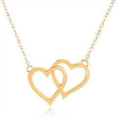 Interlocked Heart Necklace 