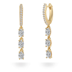 Oval Crystal Dangler