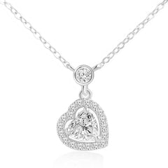 Brass 18k Rose Gold St Valentine Heart Pendant For Women