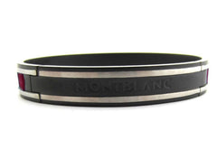 Stainless Steel Red Oval Free Size Kada Stylish Bracelet Men