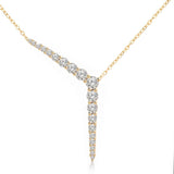 Crystal Encrusted Y Necklace