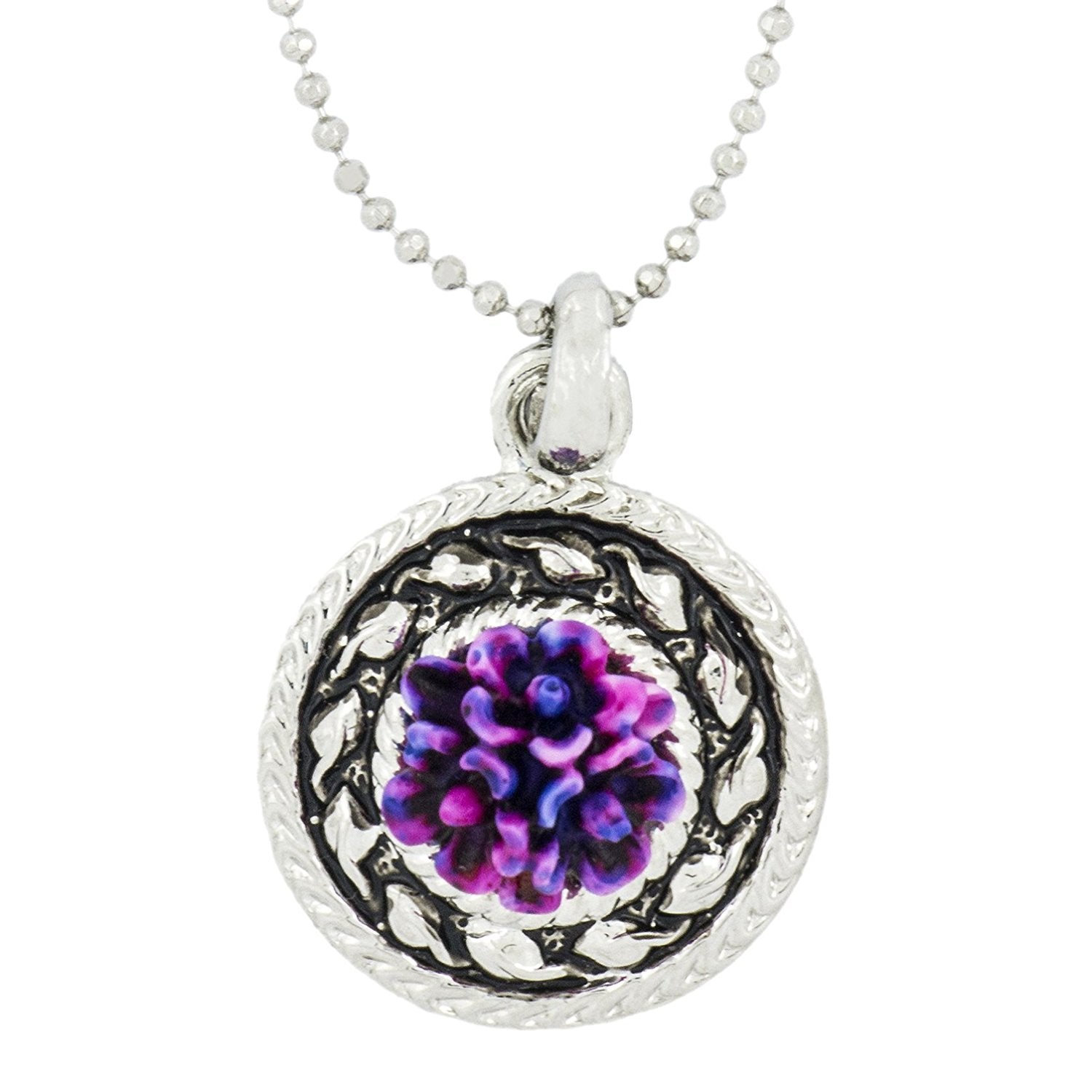 Heart Love 18K Gold Cz Pearl Necklace Pendant Chain