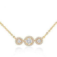 Trilogy Solitaire Pendant