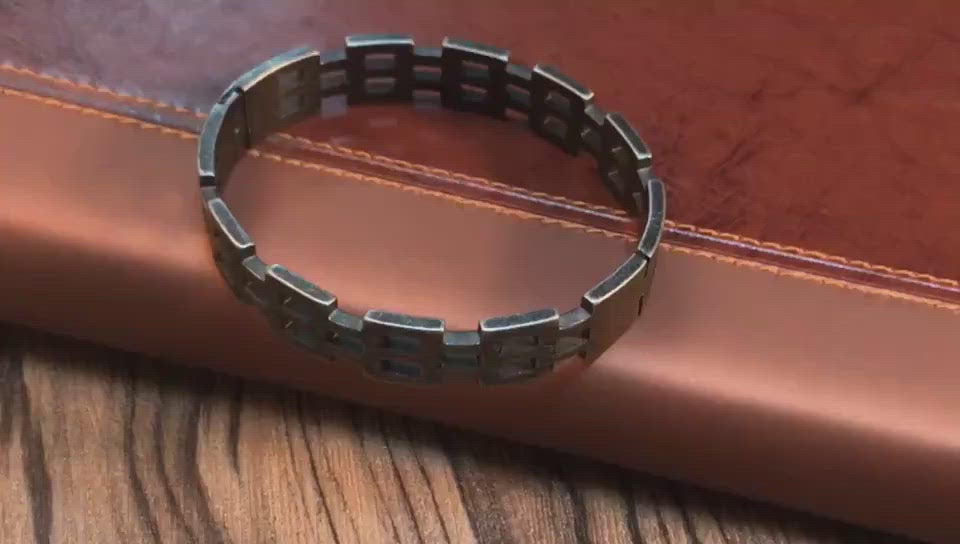 Stylish Italian Black 316L Stainless Steel Openable Kada Bracelet Men