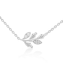 Brass 18k Rose Gold Marquise Vine Pendant For Women