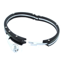 316L Stainless Steel Black Plated Openable Kada For Men