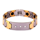 Watch Strap Style Silver Gold Magnetic Tungsten Ceramic Bracelet Men