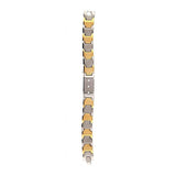 Watch Strap Style Silver Gold Magnetic Tungsten Ceramic Bracelet Men