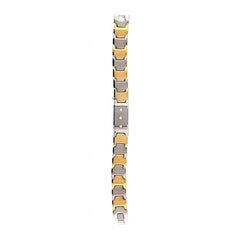Watch Strap Style Silver Gold Magnetic Tungsten Ceramic Bracelet Men