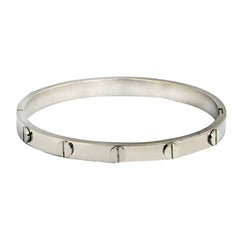 Men Stainless Steel Oval Free Size Biomagnetic Kada Bracelet For Men