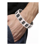 Tungsten Carbide Ceramic Magnetic Therapy Health Energy Bracelet