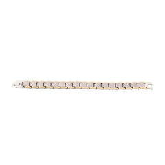 Tungsten Carbide Ceramic Magnetic Therapy Health Energy Bracelet Men