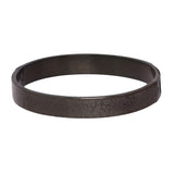 Stainless Steel Designer Black Oval Macho Kada Bracelet For Men