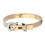 Watch Buckle Style Free Size Stainless Steel Kada Bracelet For Men