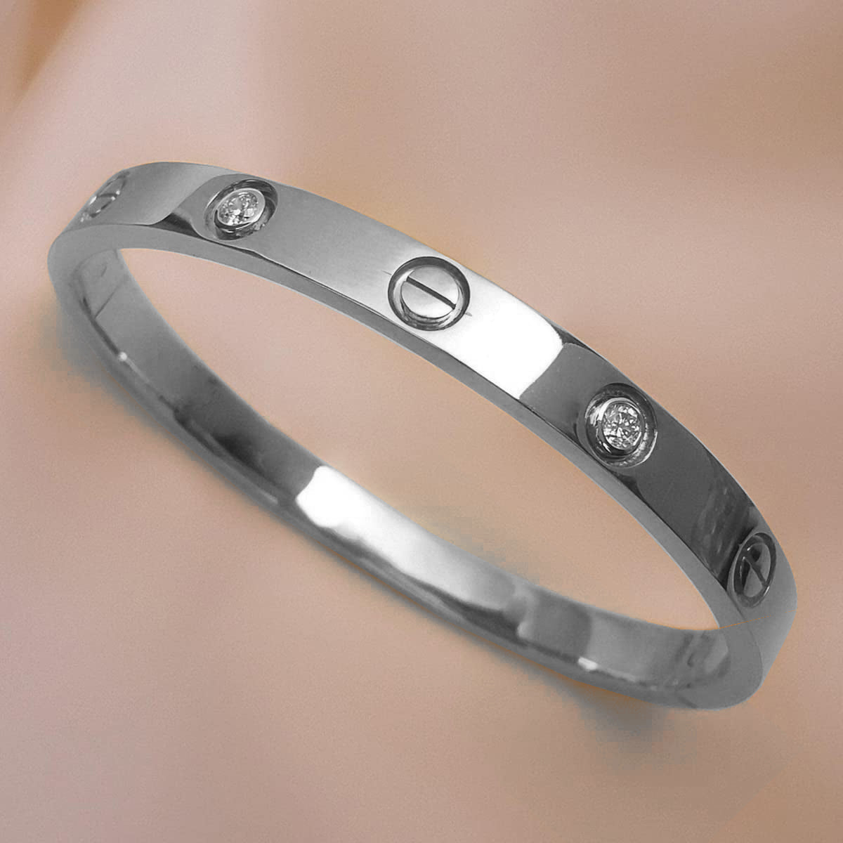 Buy quality 925 sterling silver kada bracelet for ladies in Ahmedabad
