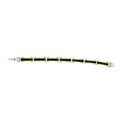 Geometric Designer 18K Gold Black Accent Stainless Steel Bracelet Men